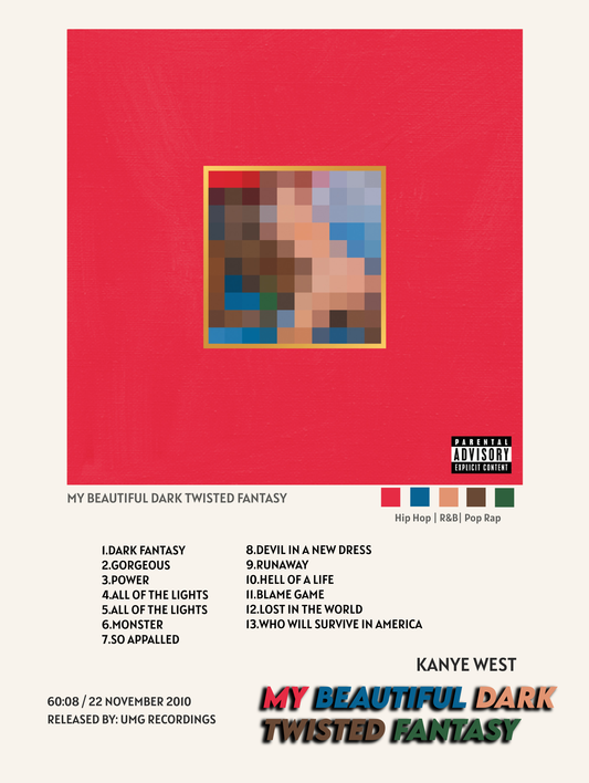 KANYE WEST - MY BEAUTIFUL DARK TWISTED FANTASY