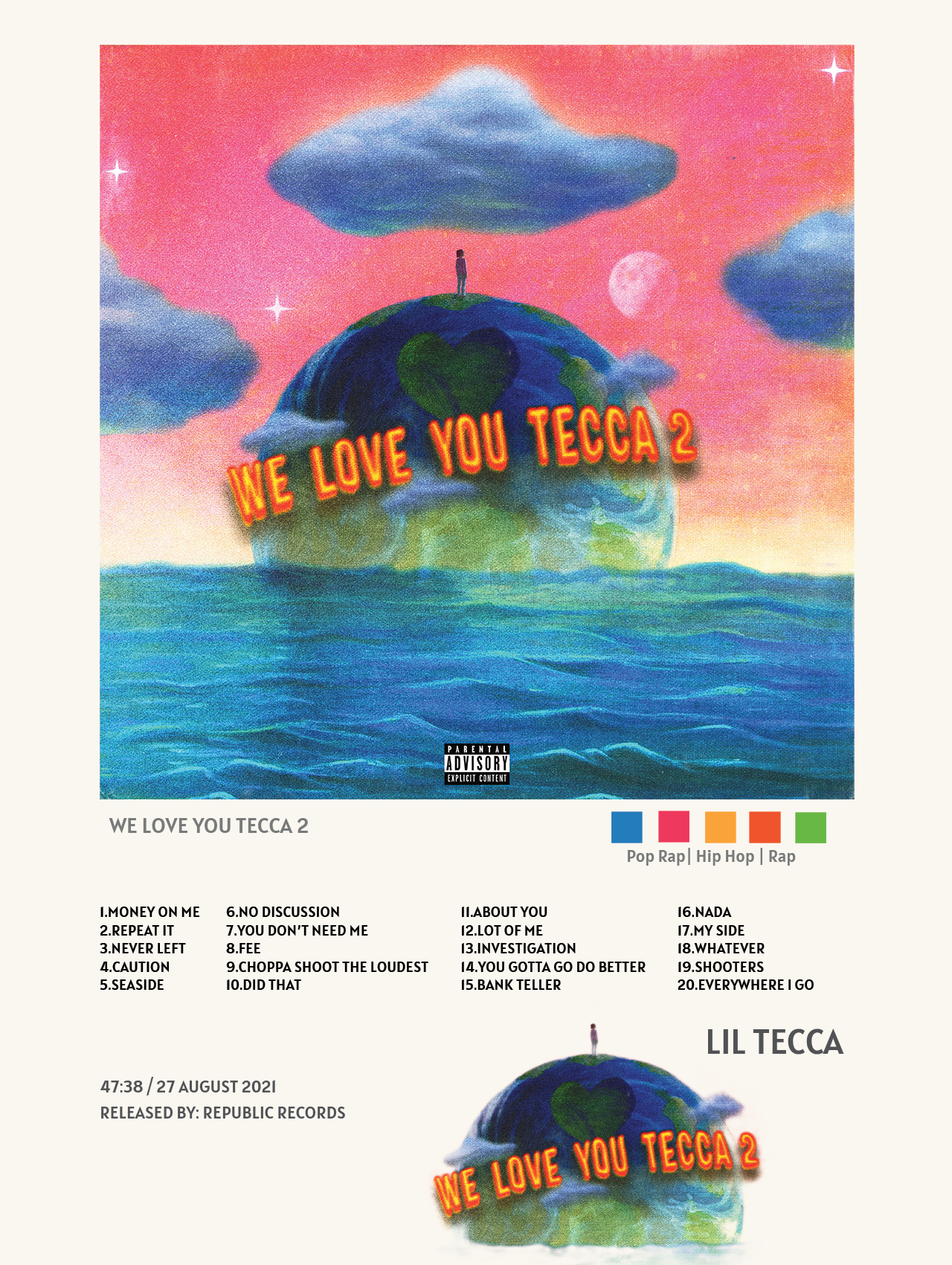 LIL TECCA - WE LOVE YOU TECCA 2 – CulturedPrint