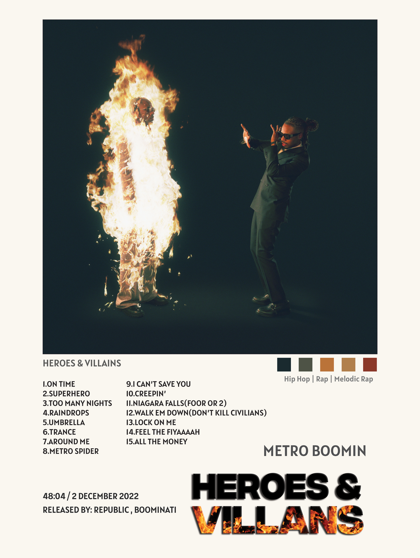 METRO BOOMIN - HEROES & VILLANS