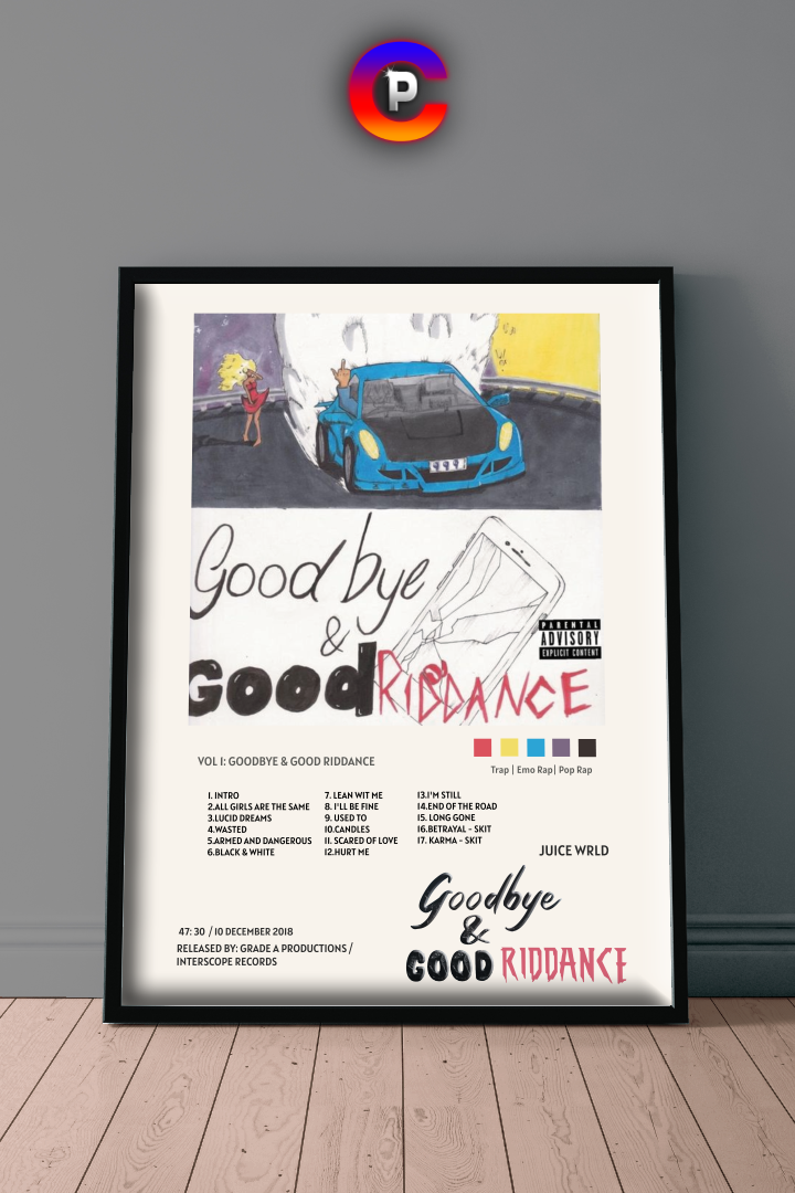 JUICE WRLD - GOODBYE AND GOOD RIDDANCE POSTER