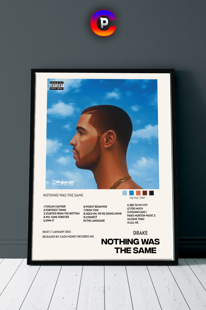 DRAKE - NOTHING WAS THE SAME POSTER