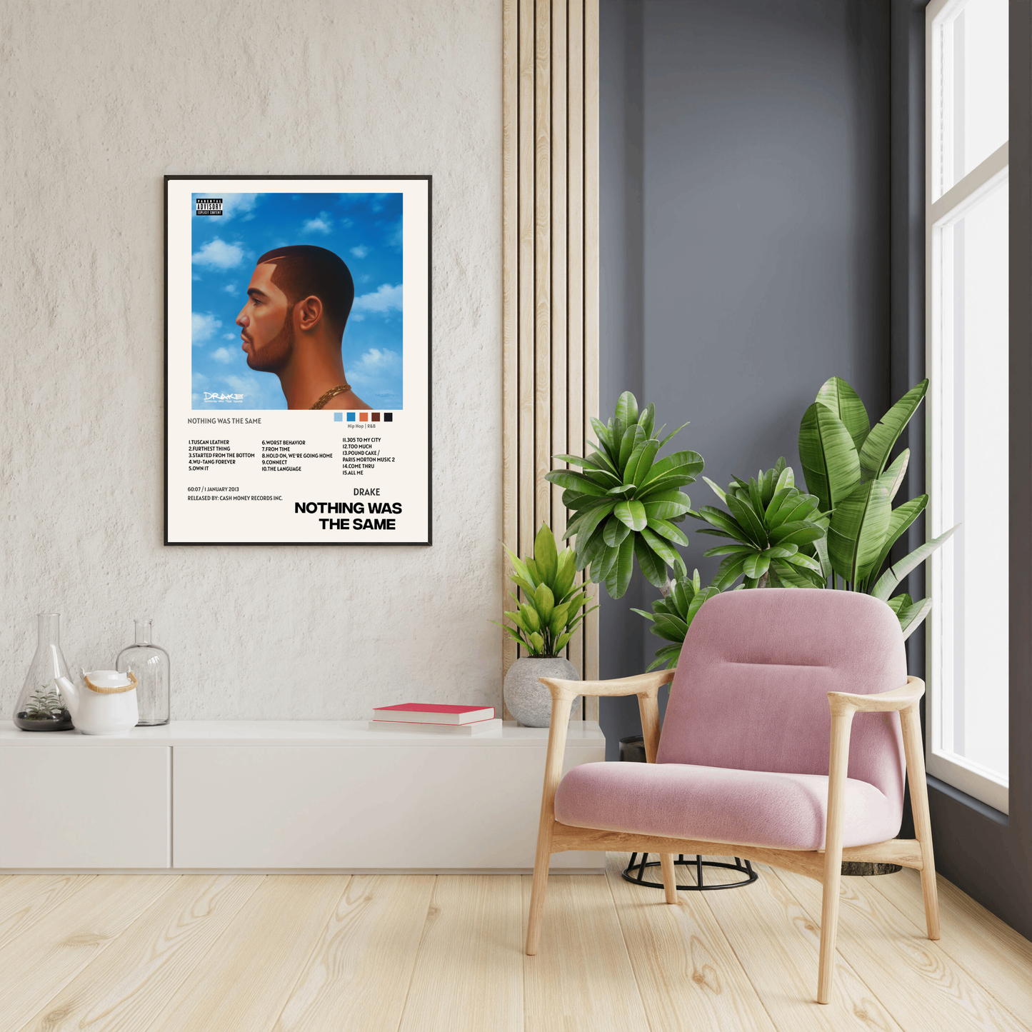 DRAKE - NOTHING WAS THE SAME POSTER