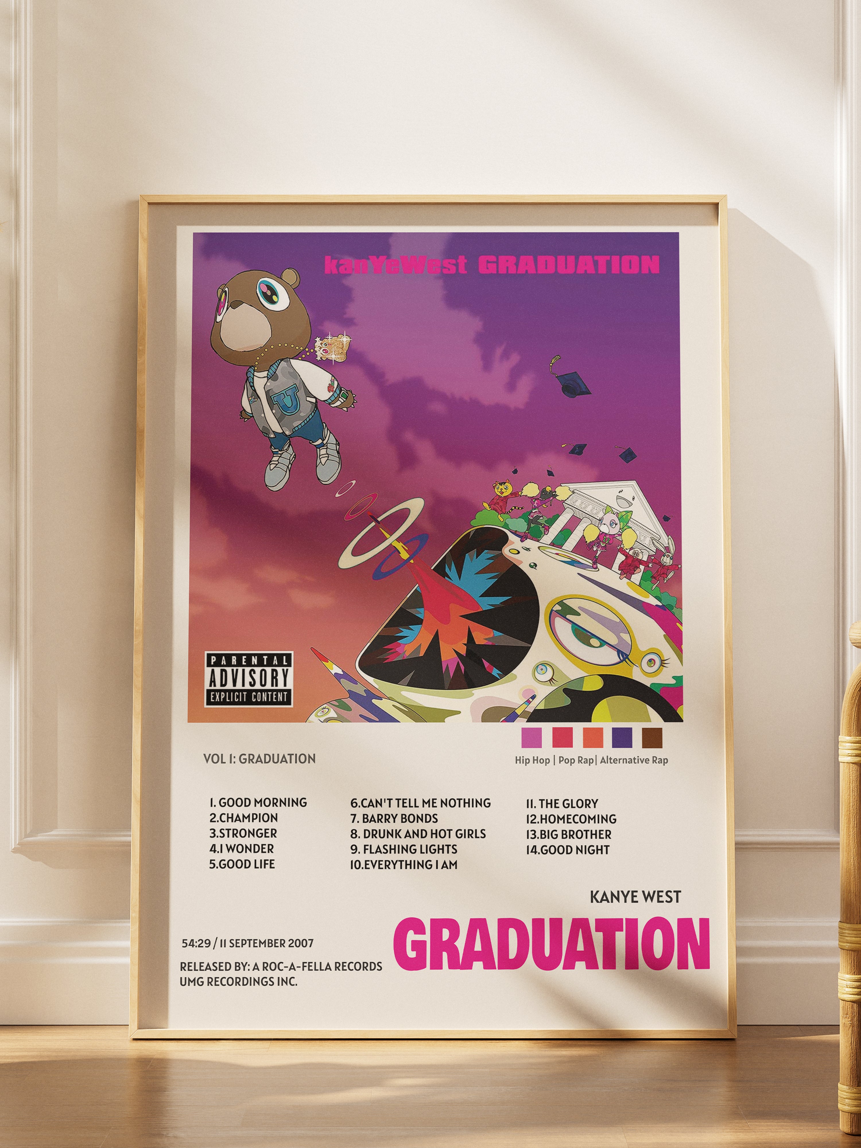 KANYE WEST - GRADUATION POSTER – CulturedPrint