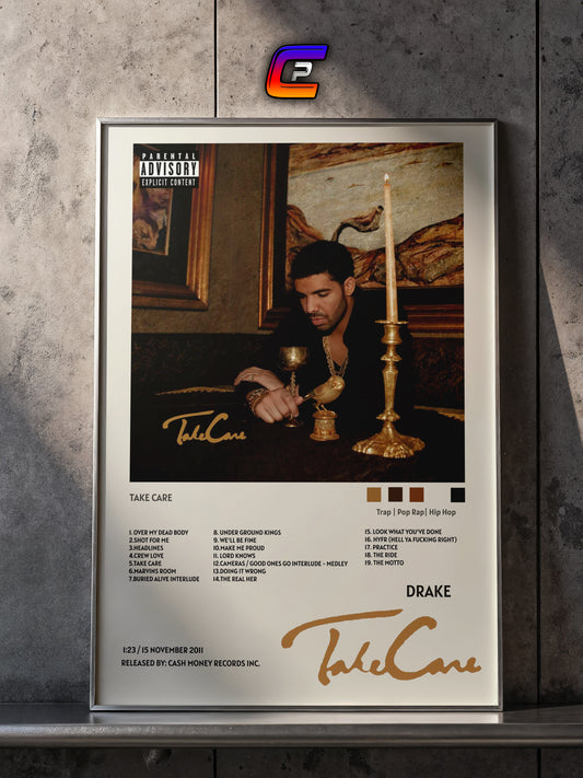 DRAKE - TAKE CARE POSTER