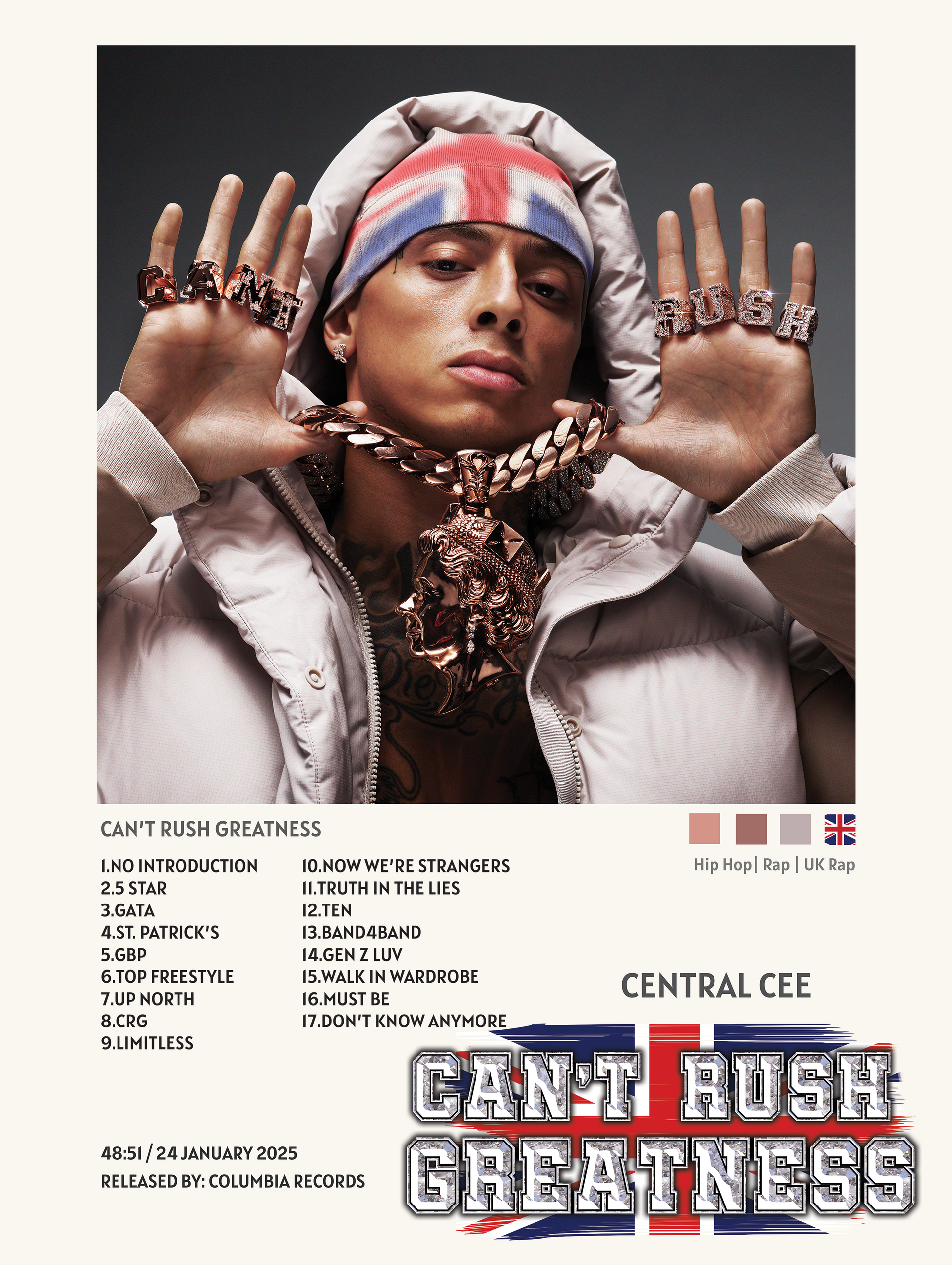 Central Cee Can't Rush Greatness レコード LP CAN'T RUSH GREATNESS by Central Cee | Vinyl LP | Barnes & Noble®