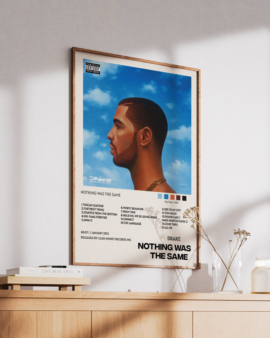 DRAKE - NOTHING WAS THE SAME POSTER