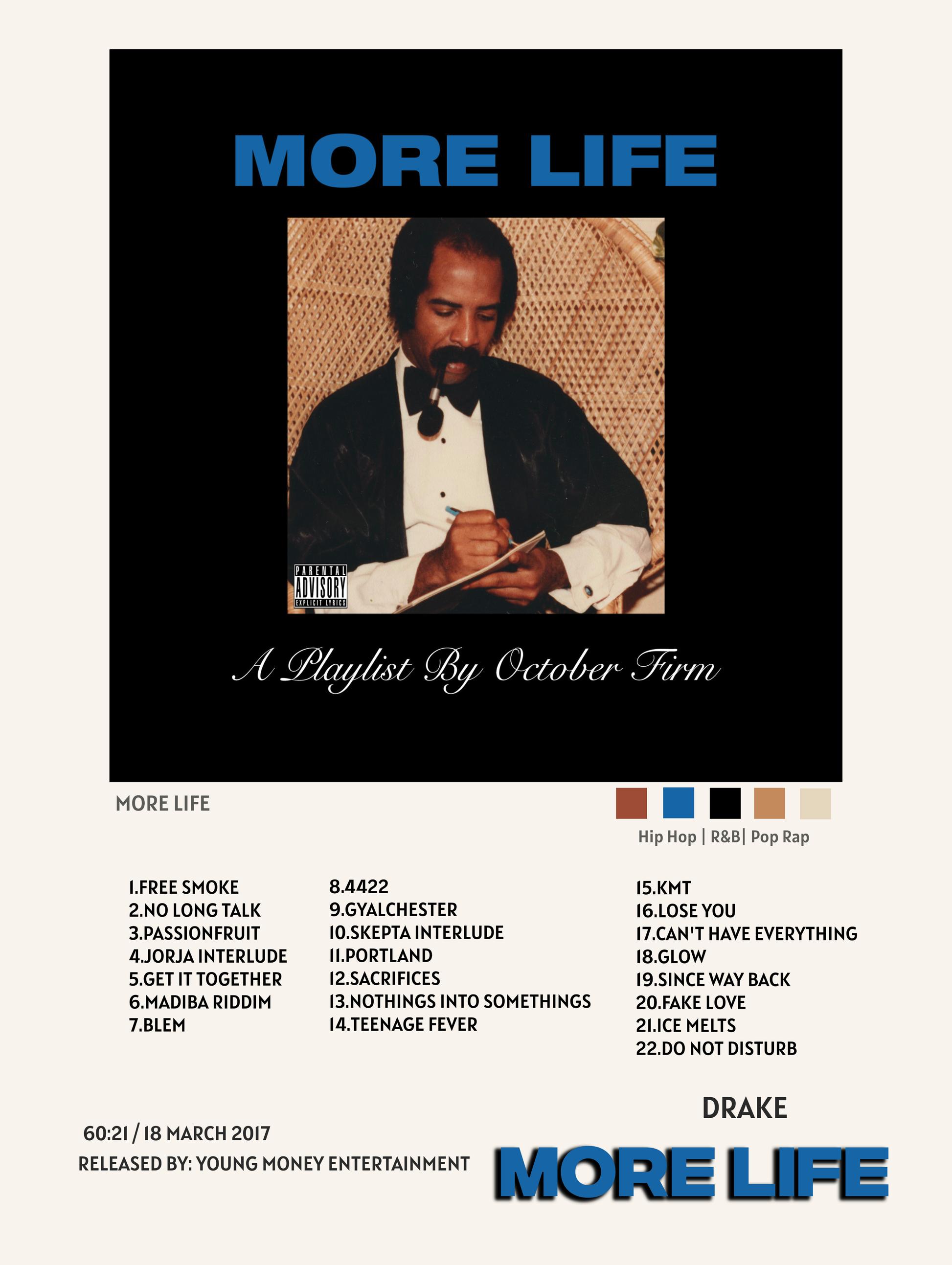 DRAKE - MORE LIFE – CulturedPrint