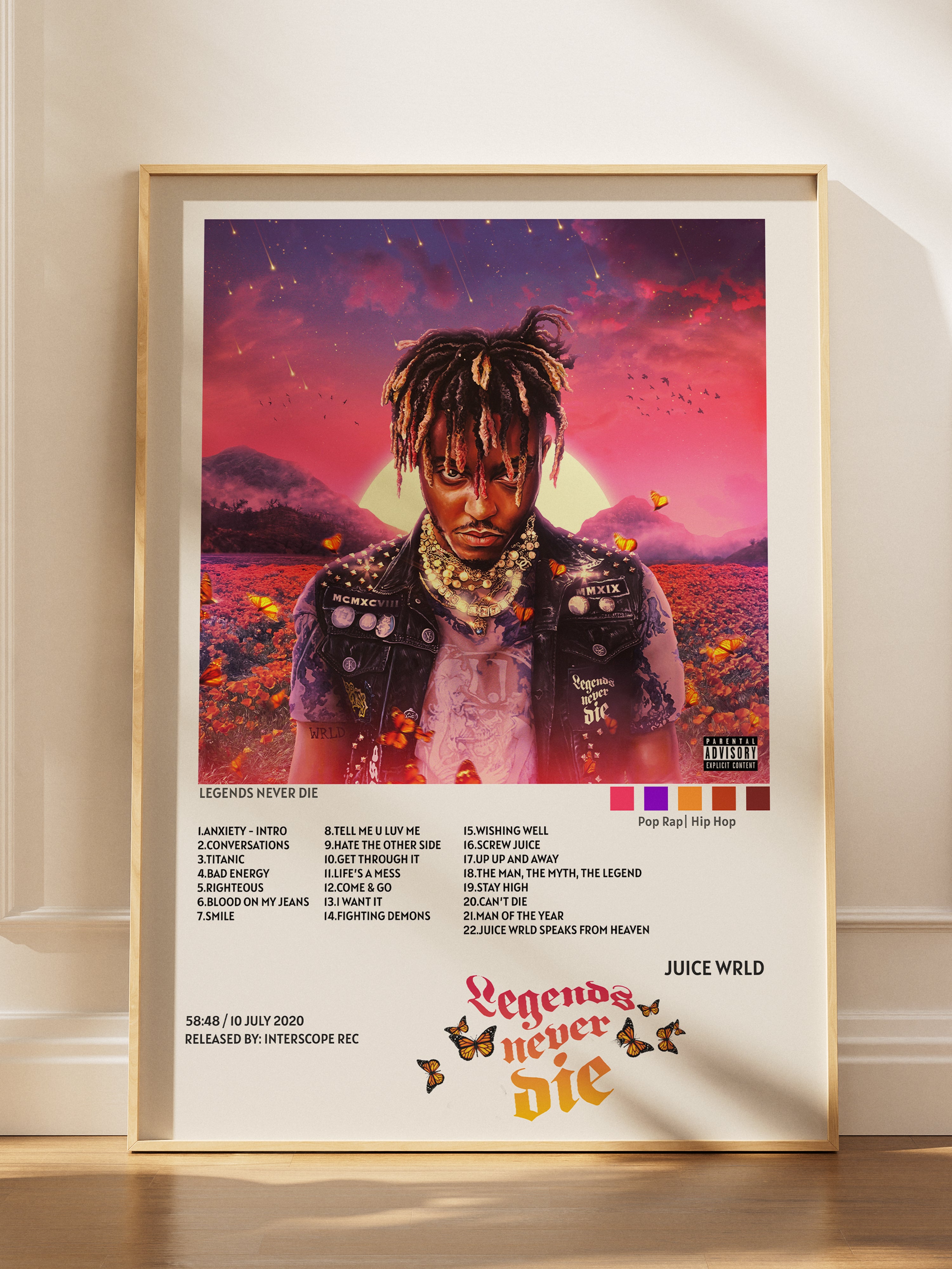 Juice WRLD スカジャン Lサイズ グラフィック Juice Wrld Black Hoodie Legends Never Die Size S | eBay