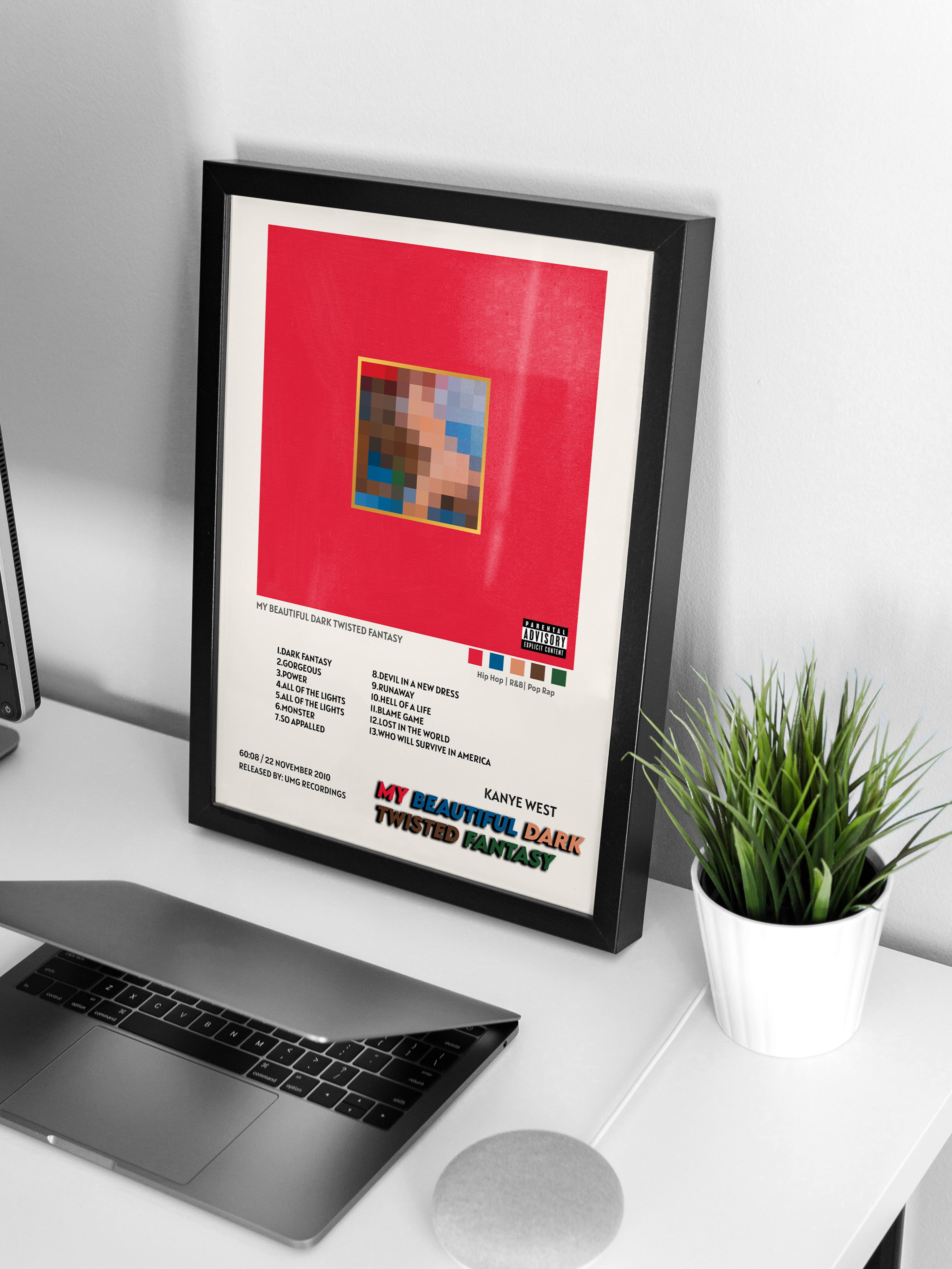KANYE WEST - MY BEAUTIFUL DARK TWISTED FANTASY – CulturedPrint
