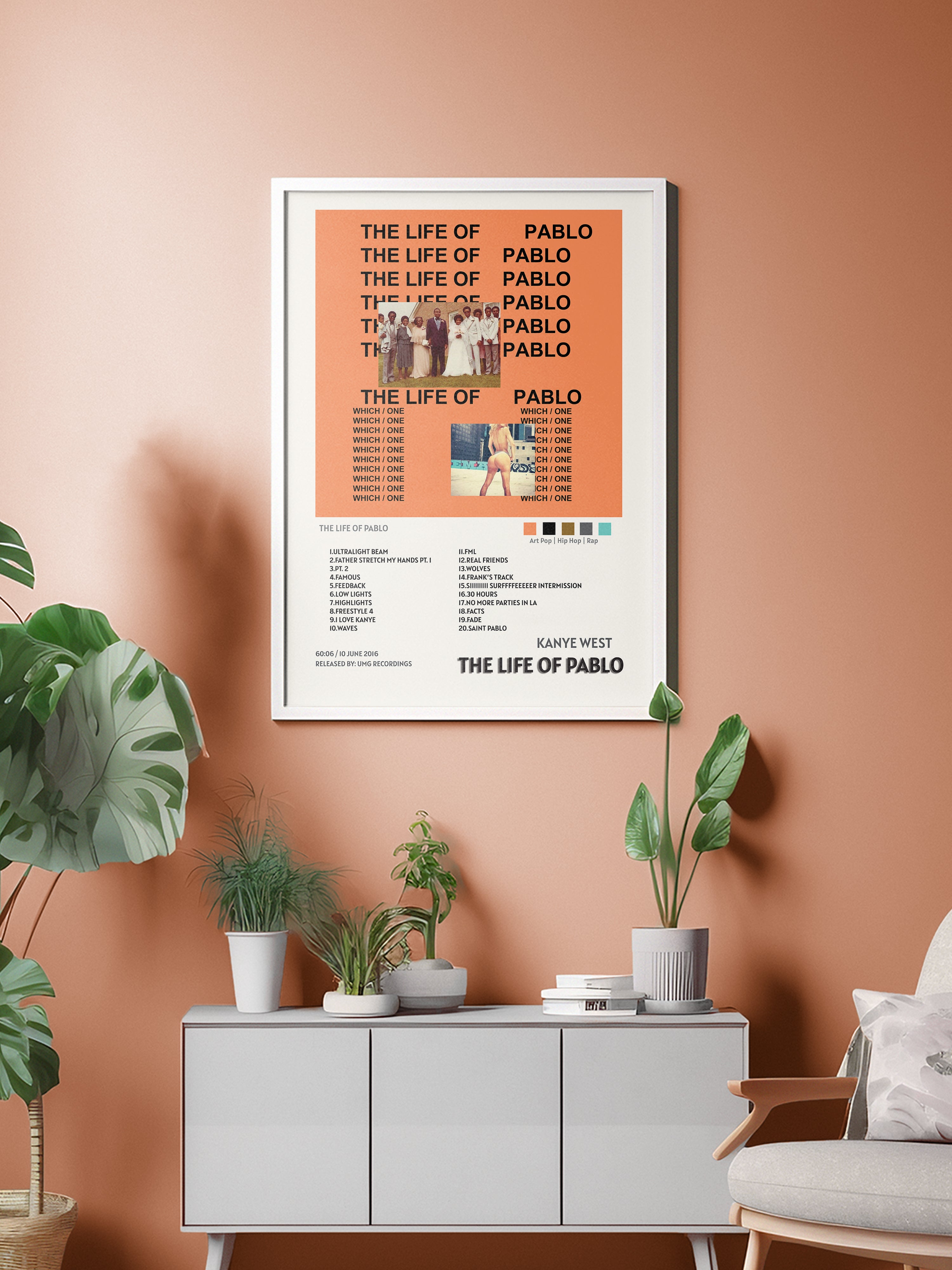KANYE WEST - THE LIFE OF PABLO – CulturedPrint