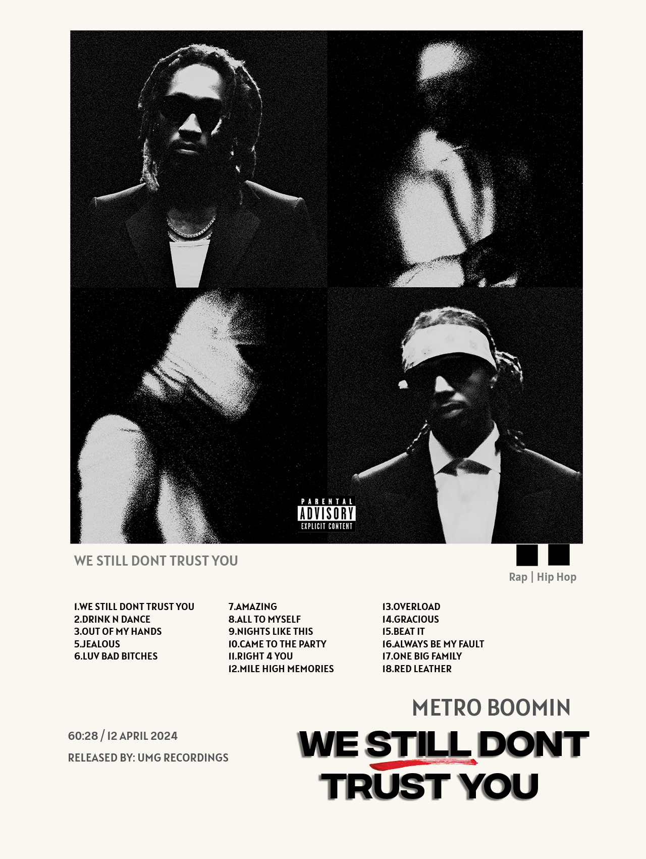 METRO BOOMIN - WE STILL DONT TRUST YOU