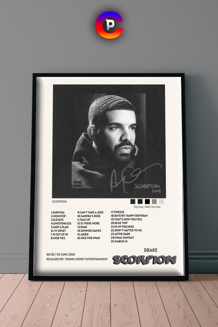 DRAKE - SCORPION – CulturedPrint