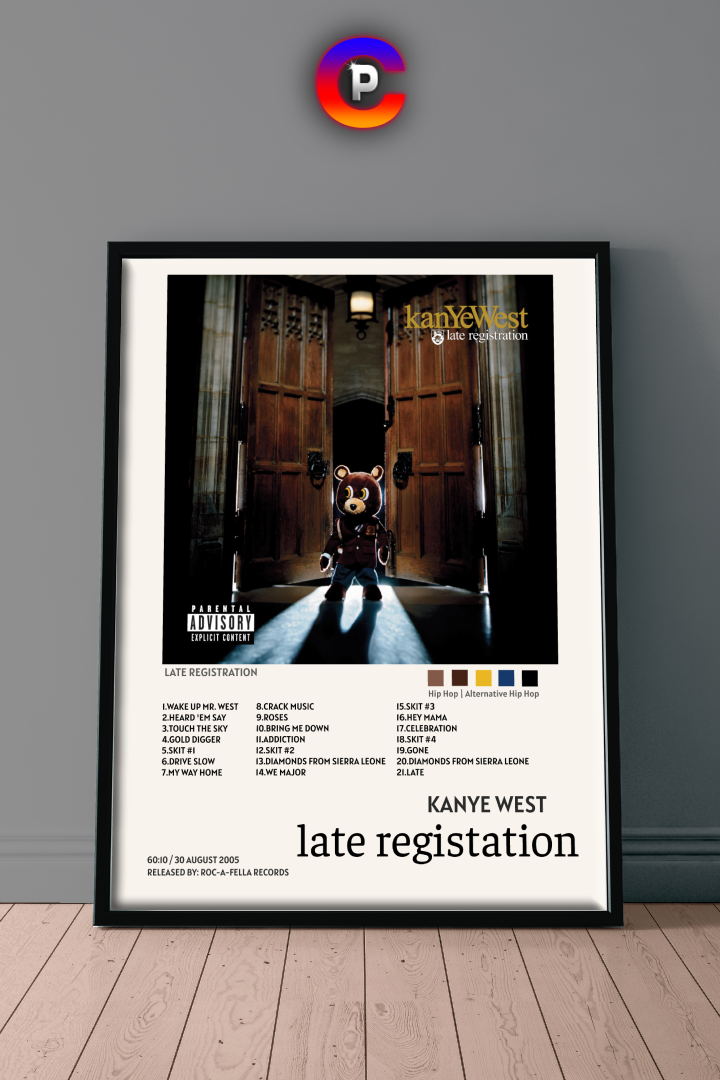late registration kanye west album cover