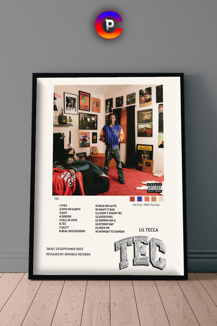 Tec Rapper Posters LIL TECCA - TEC – CulturedPrint