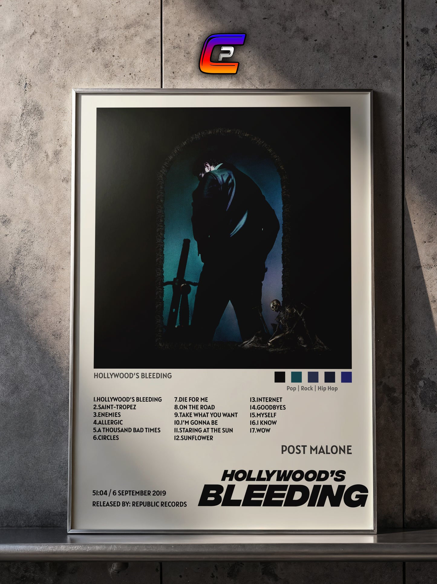 POST MALONE - HOLLYWOOD'S BLEEDING