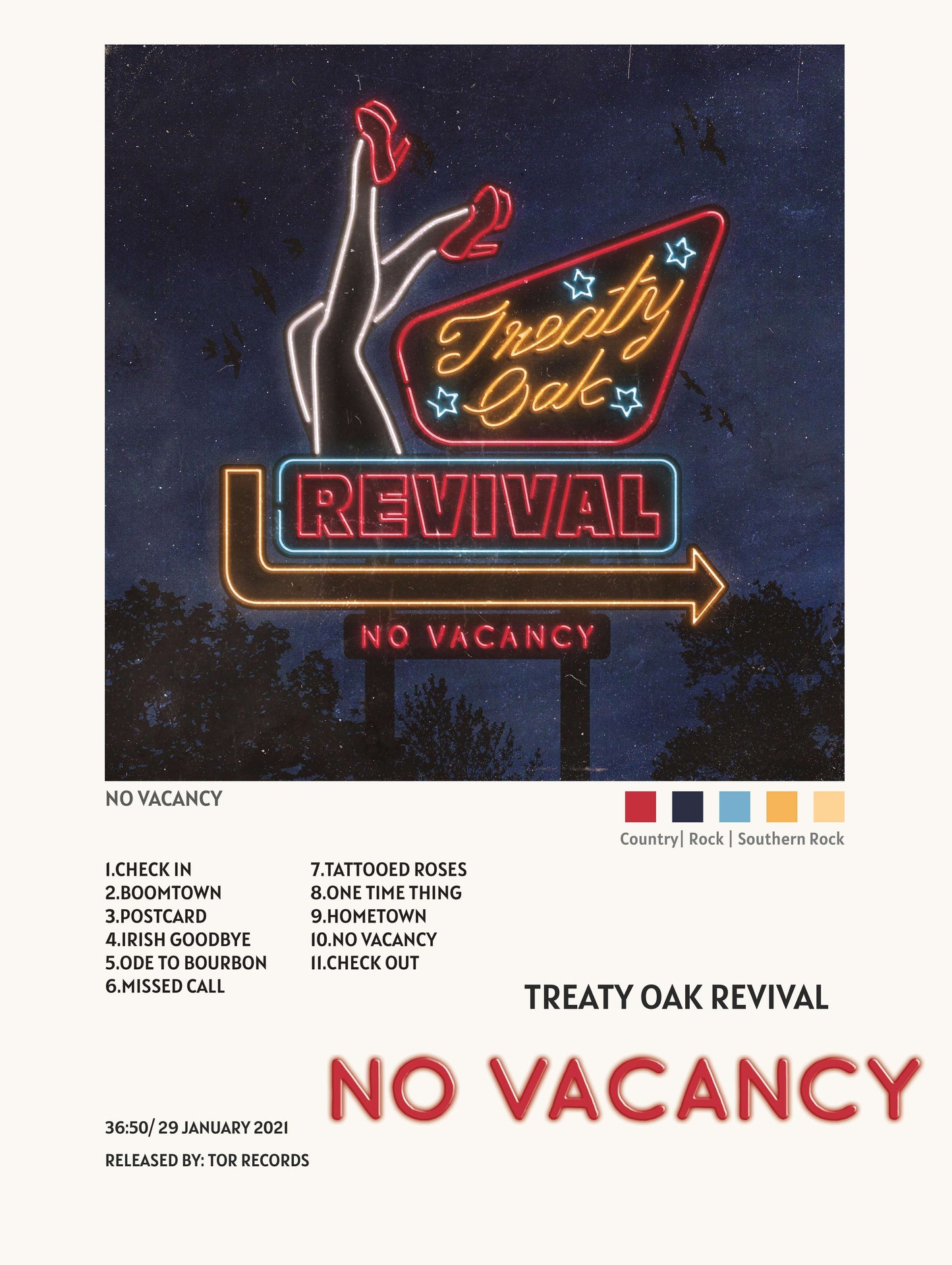TREATY OAK REVIVAL - NO VACANCY