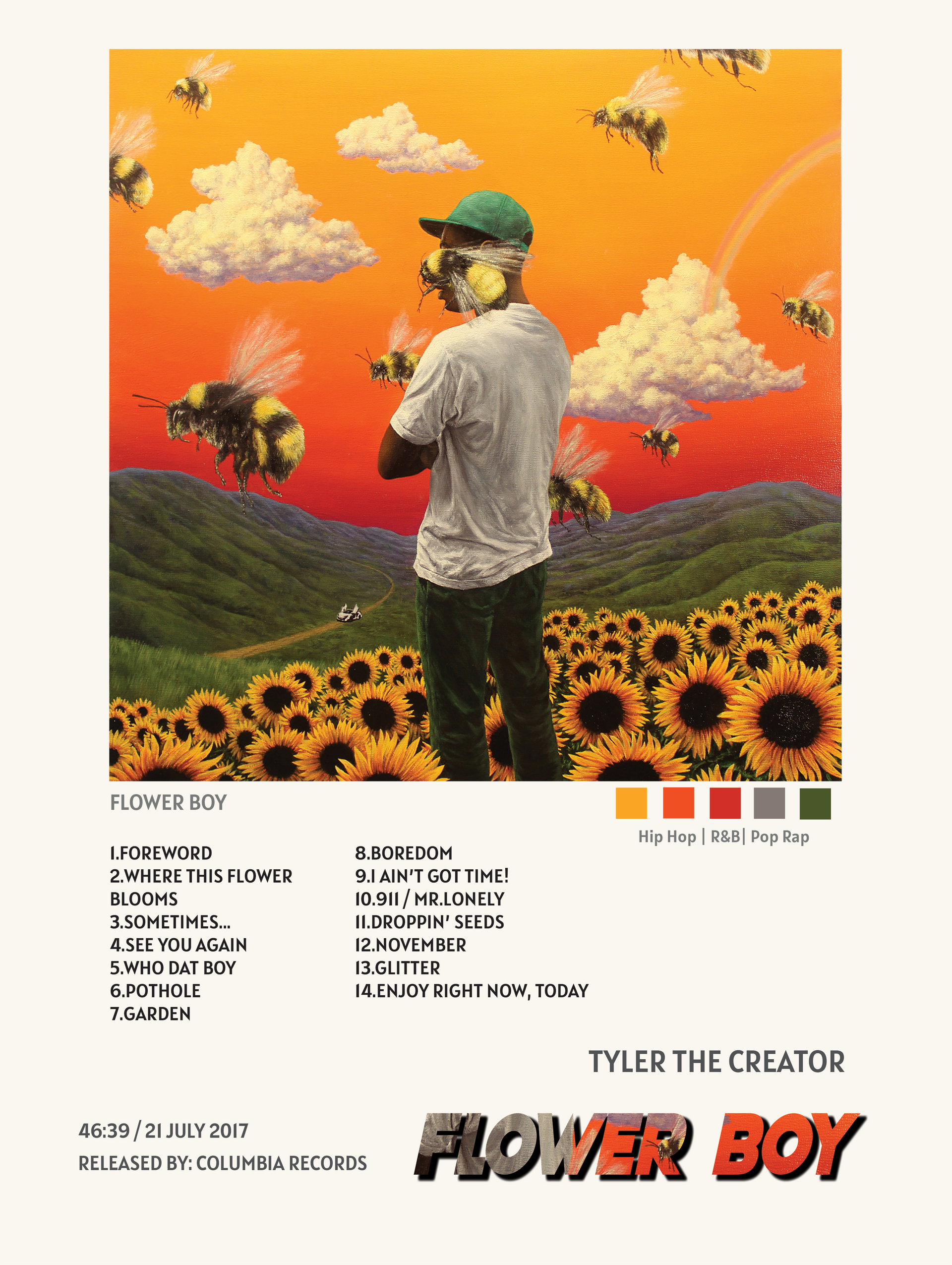 TYLER THE CREATOR - FLOWER BOY – CulturedPrint