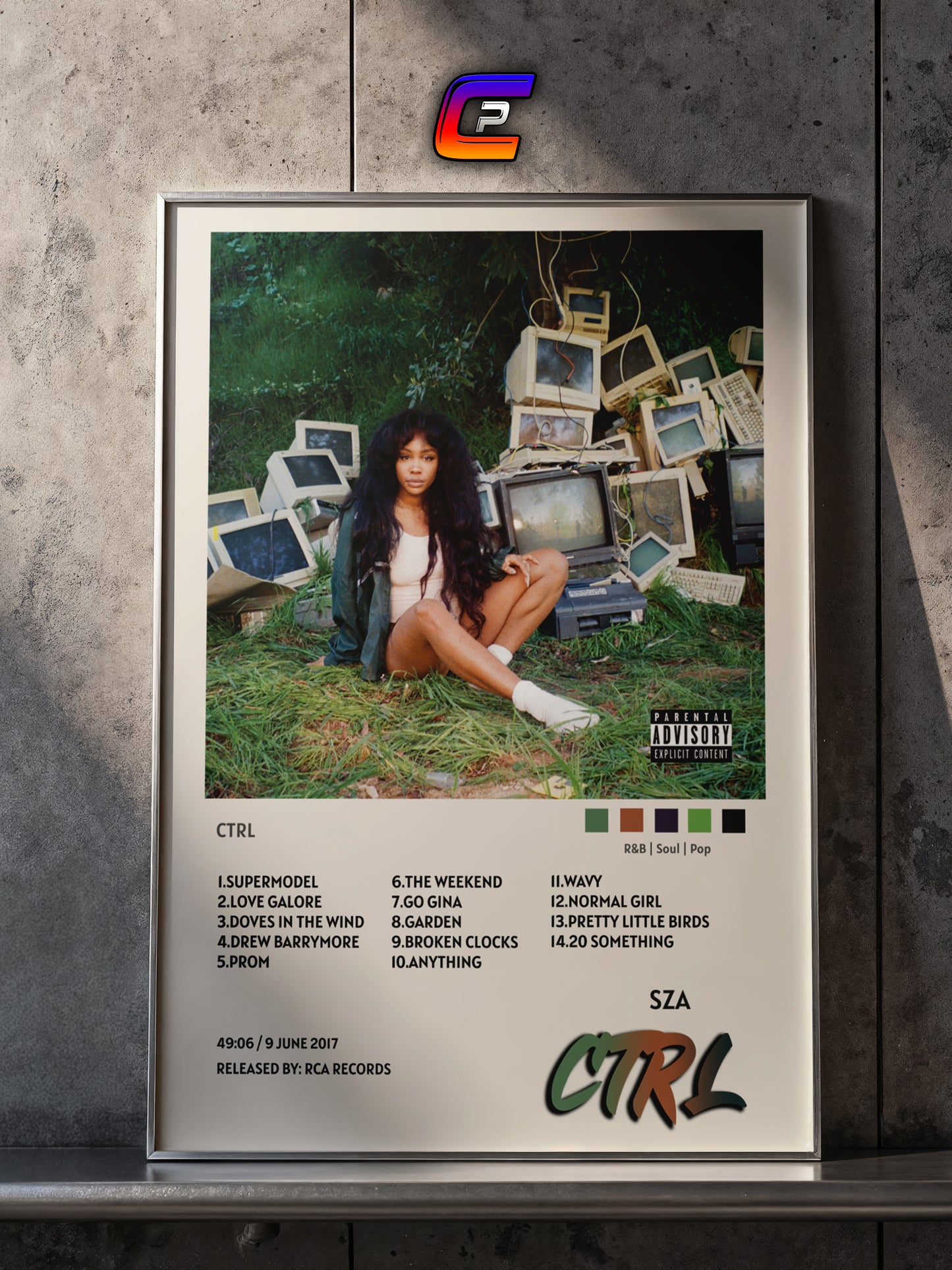 SZA - CTRL POSTER