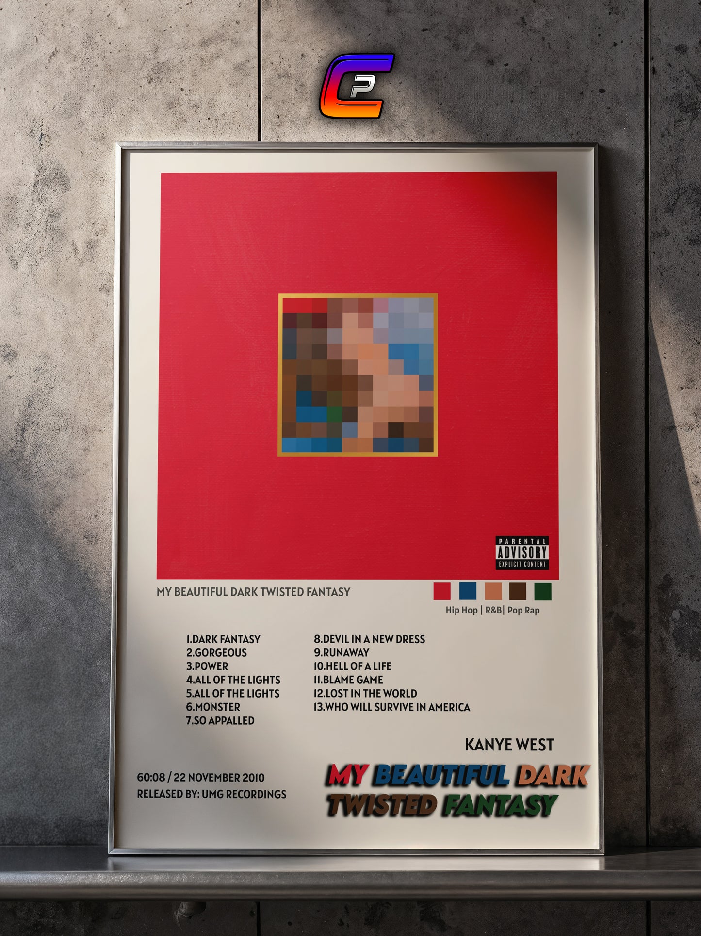 KANYE WEST - MY BEAUTIFUL DARK TWISTED FANTASY