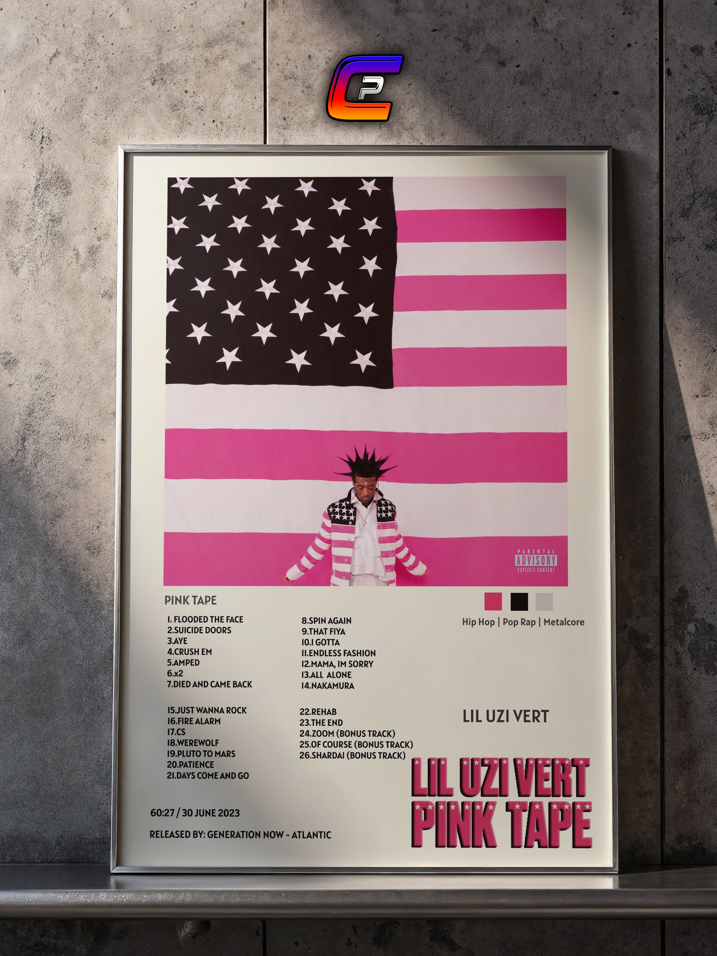 LIL UZI VERT - PINK TAPE – CulturedPrint