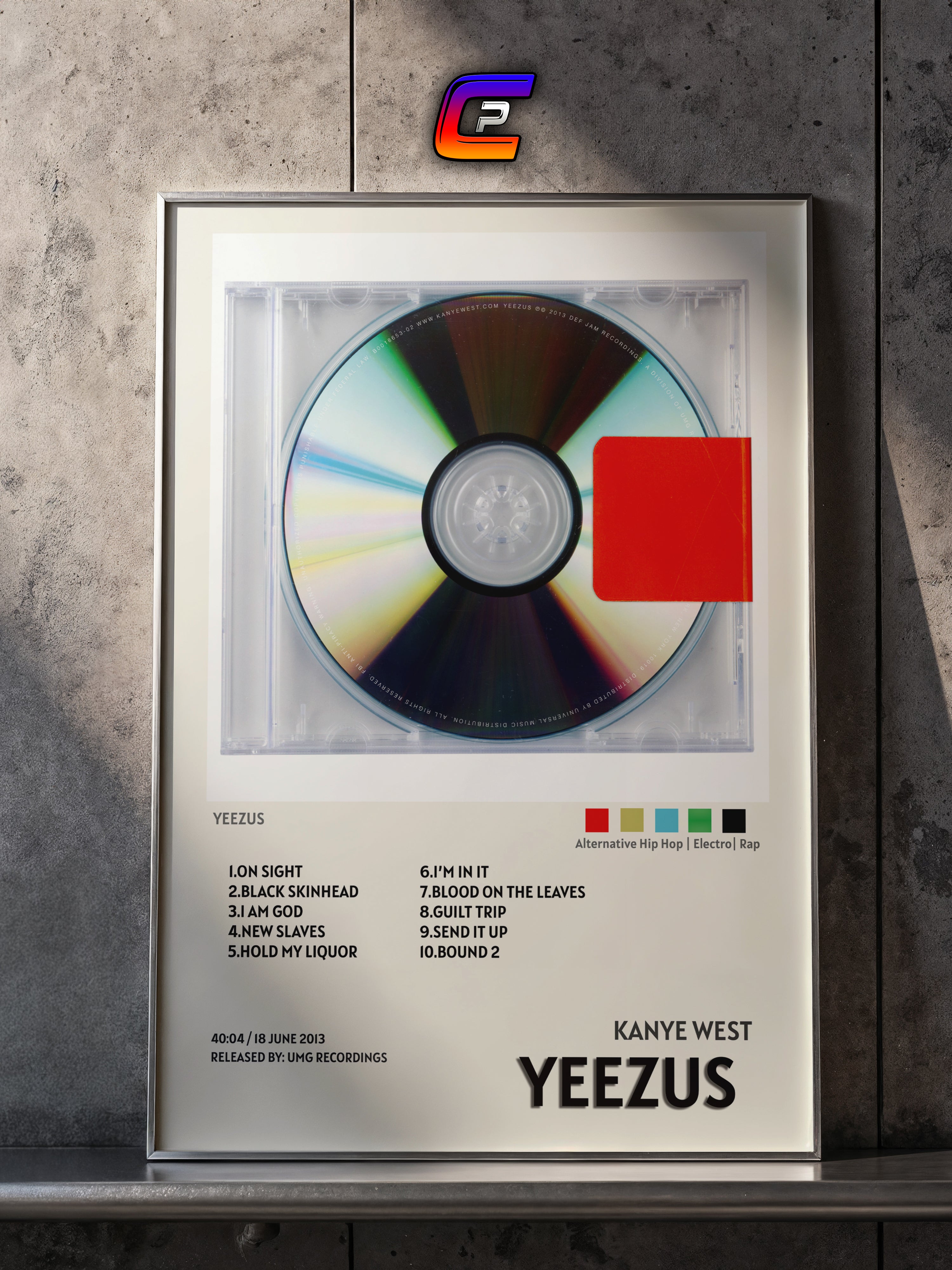 KANYE WEST - YEEZUS – CulturedPrint