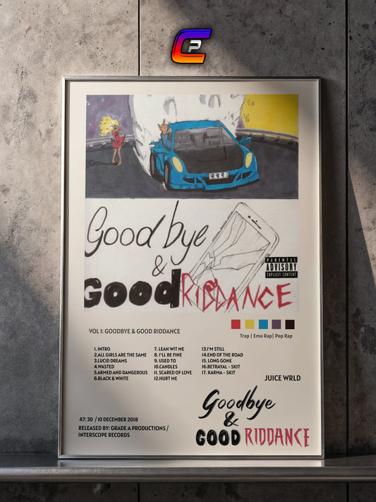 JUICE WRLD - GOODBYE AND GOOD RIDDANCE POSTER