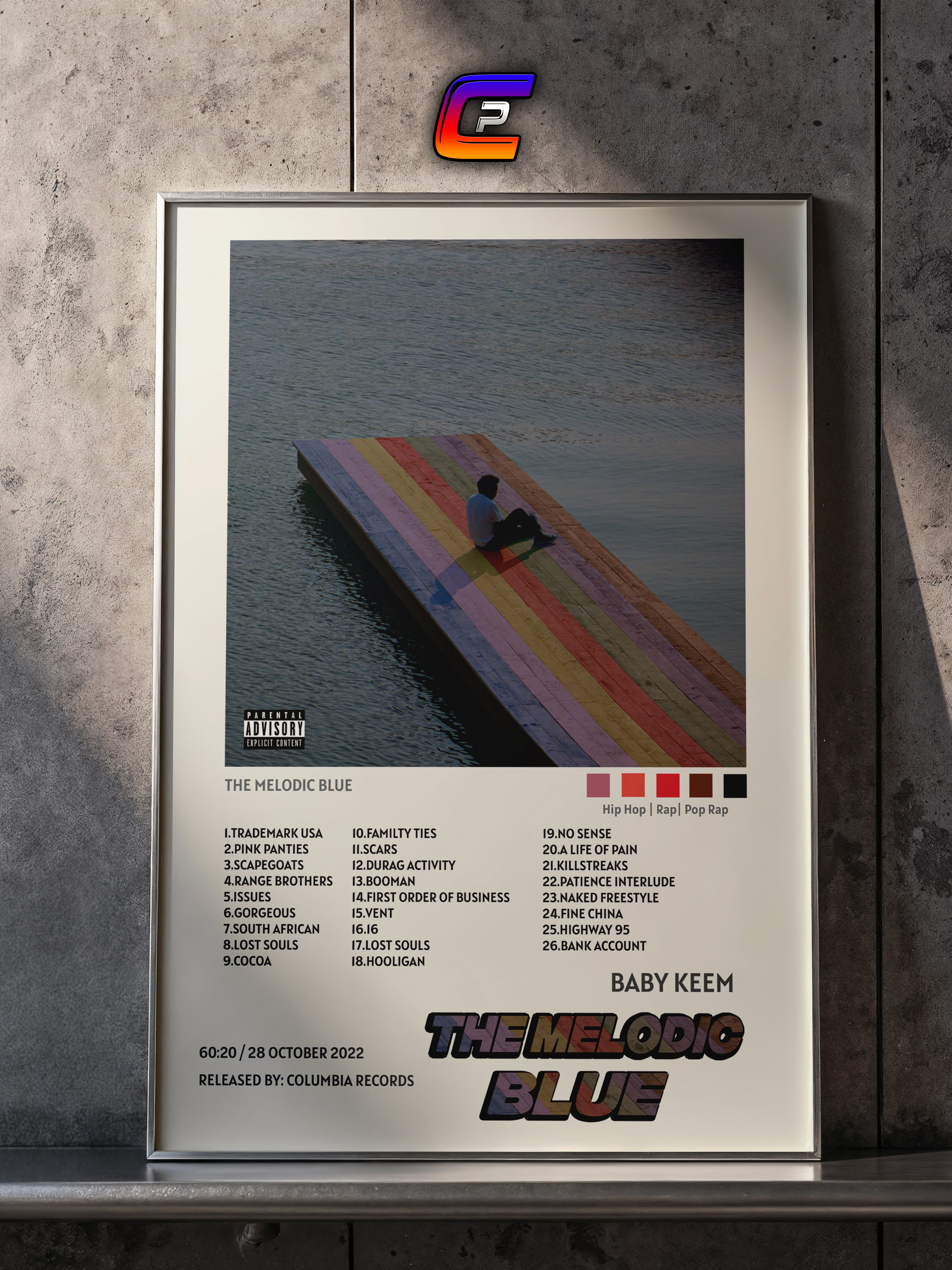 BABY KEEM - THE MELODIC BLUE – CulturedPrint