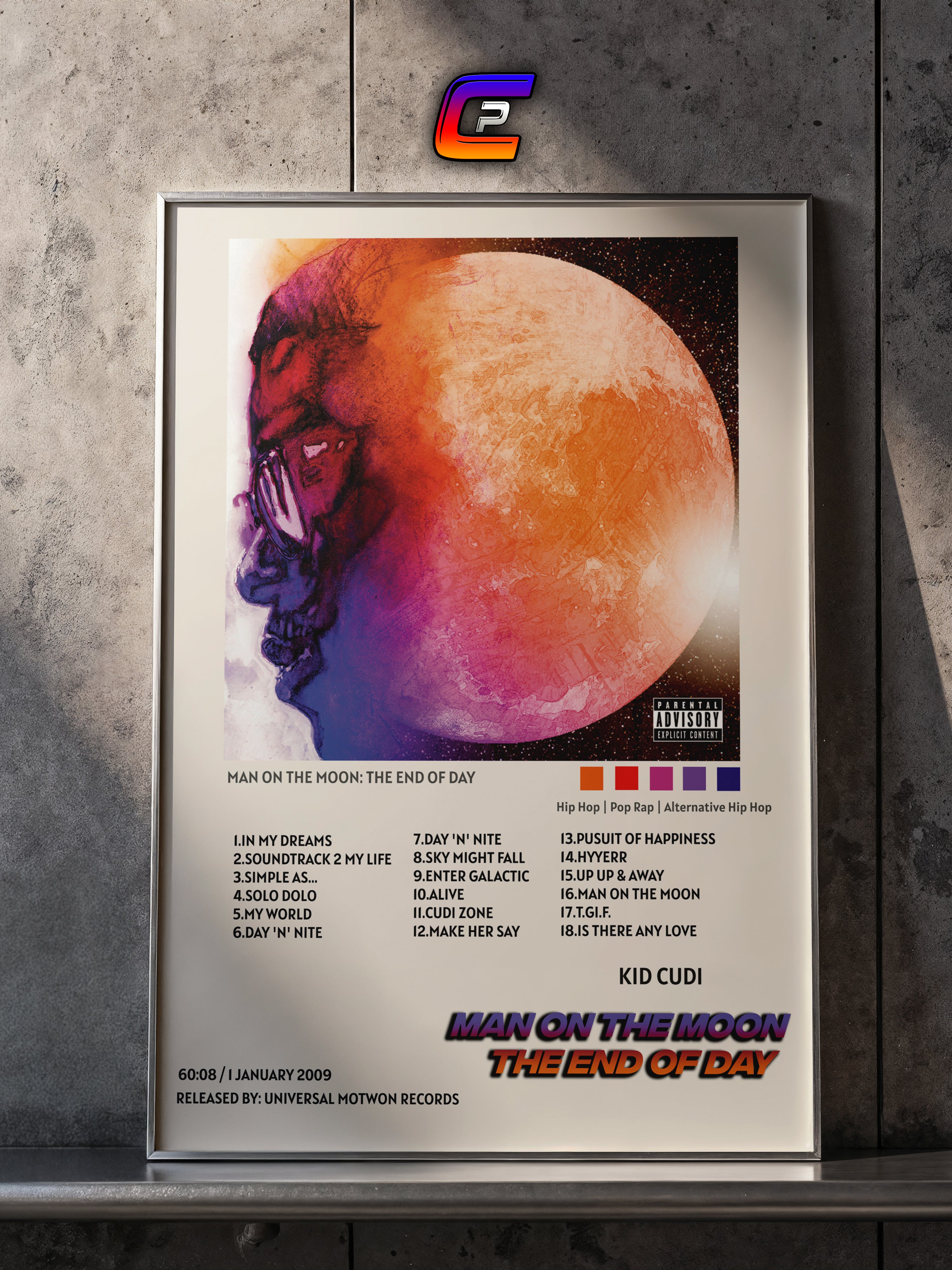 KID CUDI - MAN ON THE MOON: THE END OF DAY – CulturedPrint