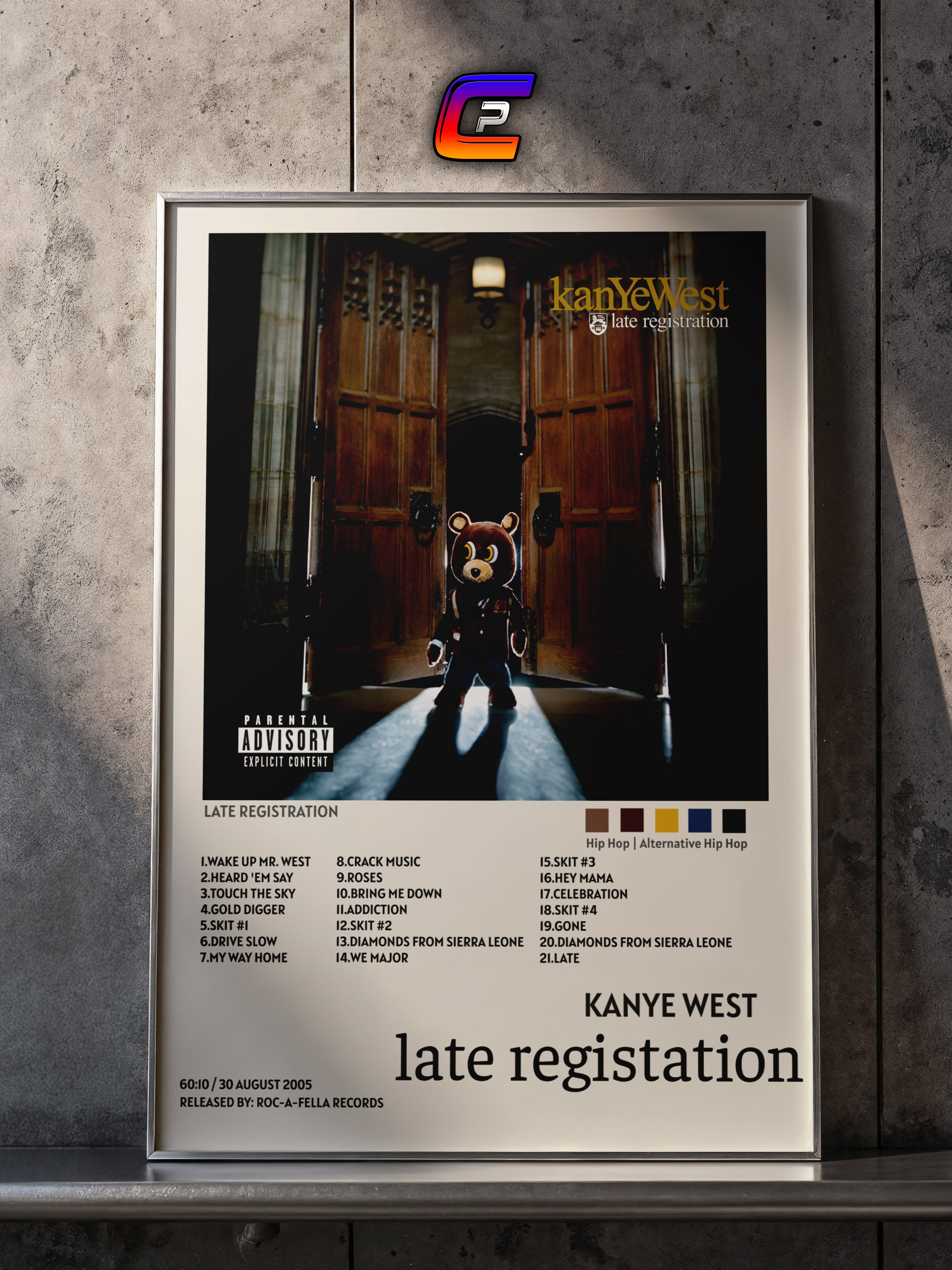 KANYE WEST - LATE REGISTRATION – CulturedPrint